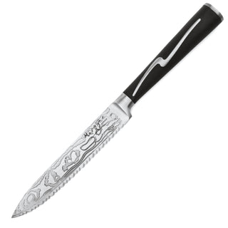 Ginsu Forged Marquee 5″ Serrated Utility Knife - Discover Gourmet