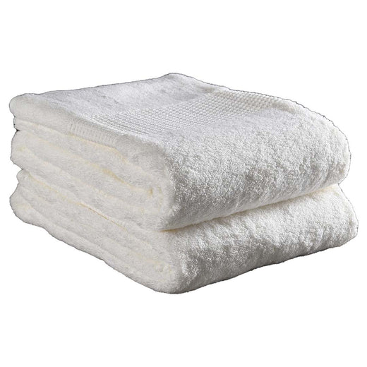 Delilah Home 100% Organic Cotton Face Towels, set of 2 - Ivory | Discover Gourmet
