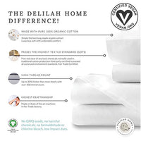 Delilah Home 100% Organic Cotton Bed Sheet Set