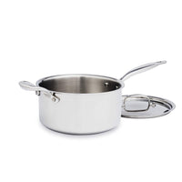 Heritage Steel 5-ply Stainless Saucepan with Lid