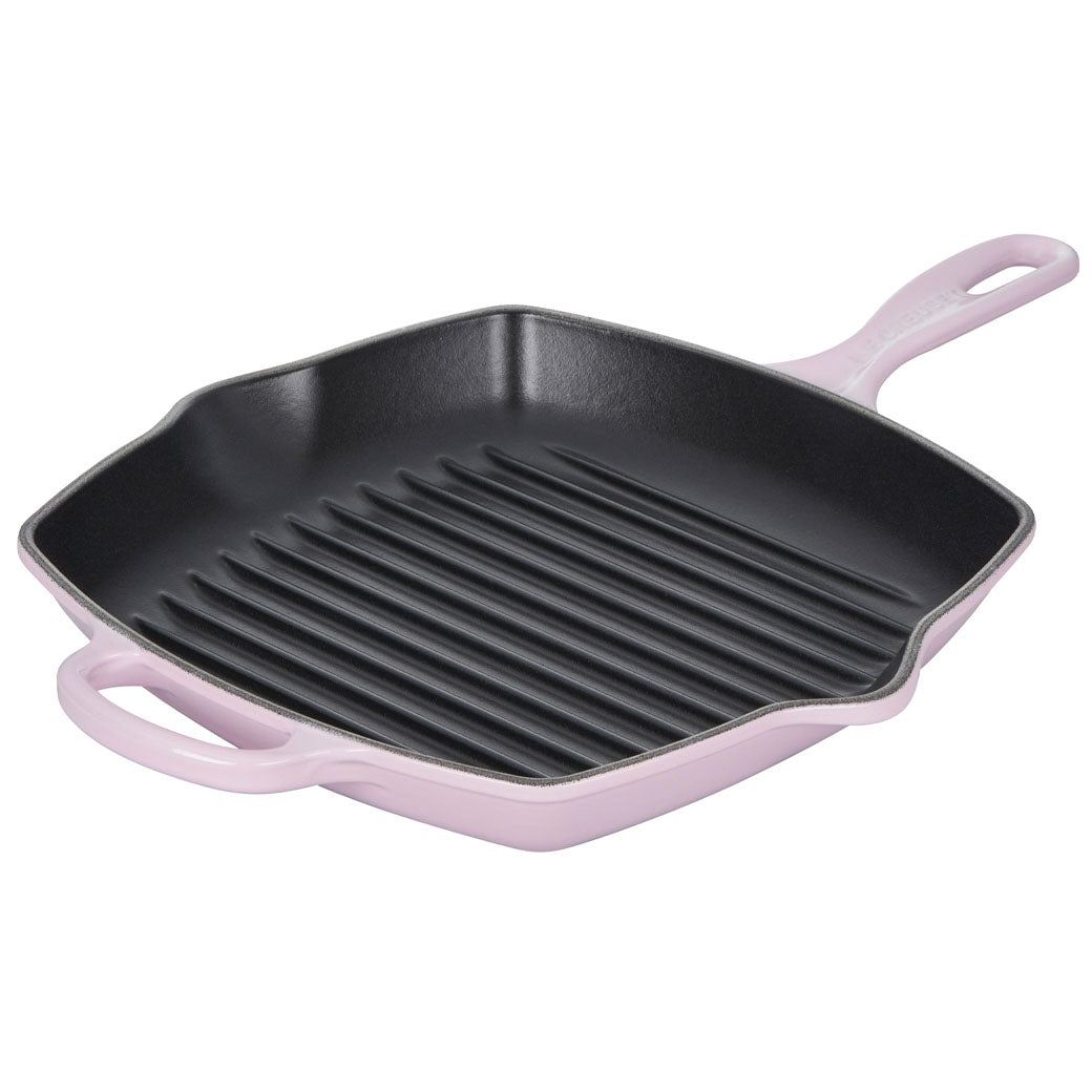 https://discovergourmet.com/cdn/shop/products/Le-Creuset-Enameled-Cast-Iron-Signature-10.25_-Square-Skillet-Grill-with-Handle-Shallot_Discover_Gourmet.jpg?v=1681835399