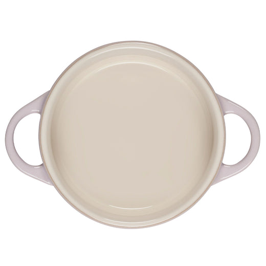  Le Creuset Stoneware Mini Round Cocotte, 8 oz., Cerise