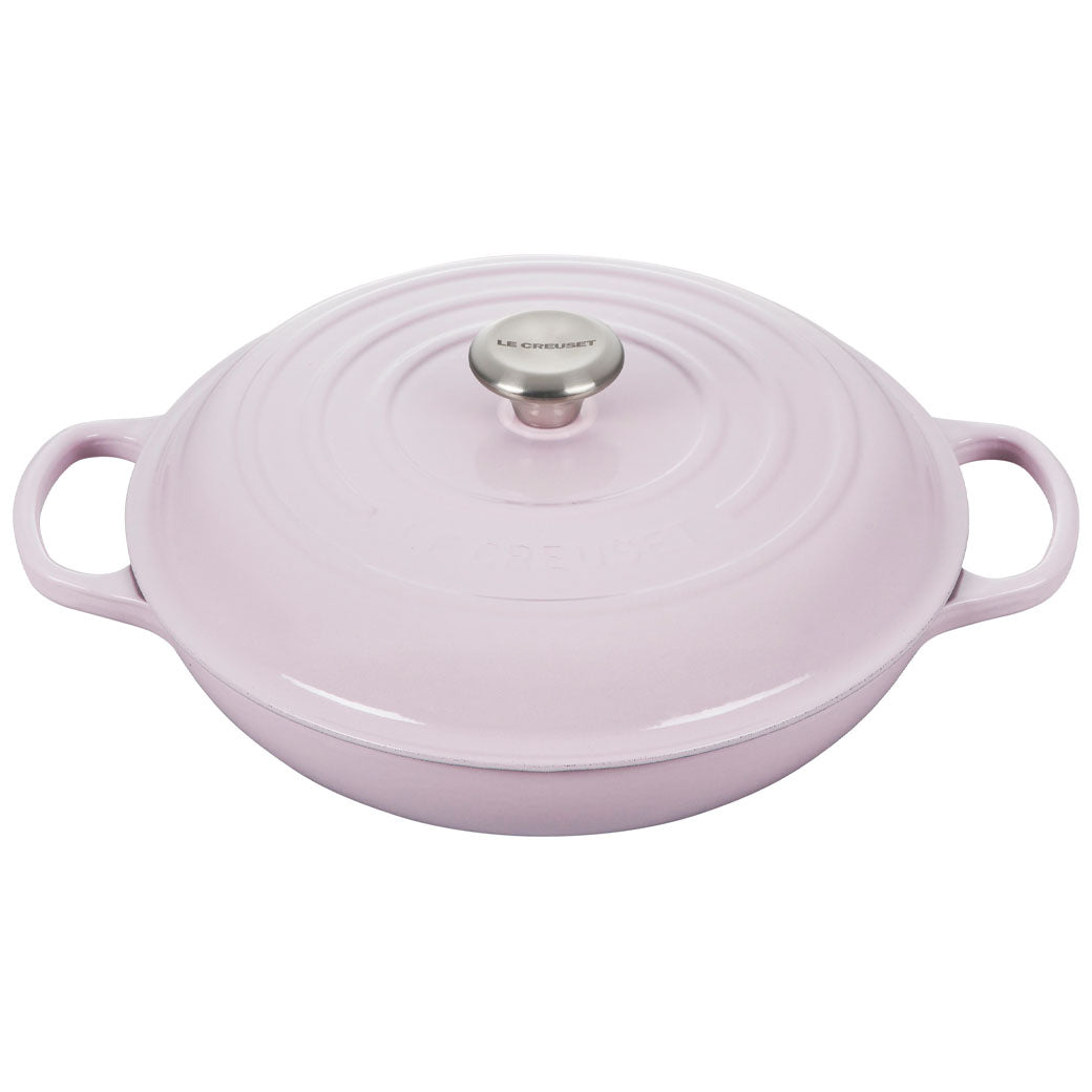 Le Creuset Skillet RARE ROSE PINK New W/ Box 9.5 Omelet Pan 24 Enameled Cast  Iron Shipping Included 