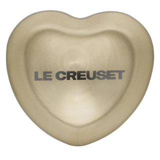 Le Creuset Figural Heart Knob - Light Gold - Large (45mm) - Discover Gourmet