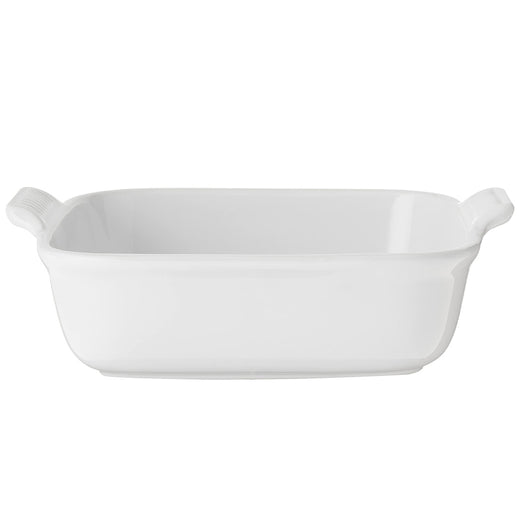 Le Creuset Stoneware Heritage Set of 2 Square Dishes - White | Discover Gourmet