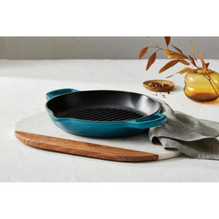 Le Creuset Signature 9.75″ Deep Round Grill Pan - Discover Gourmet