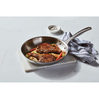 Le Creuset Tri-Ply Stainless Steel Nonstick Fry Pan - Discover Gourmet