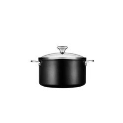 Le+Creuset+Toughened+Nonstick+PRO+6.3+qt+Stockpot+with+Glass+Lid+-+Discover+Gourmet