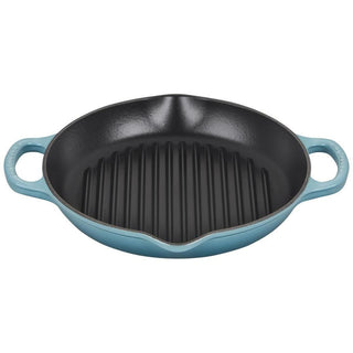 Le Creuset Signature 9.75″ Deep Round Grill Pan - Discover Gourmet