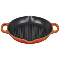 Le Creuset Signature 9.75″ Deep Round Grill Pan - Discover Gourmet