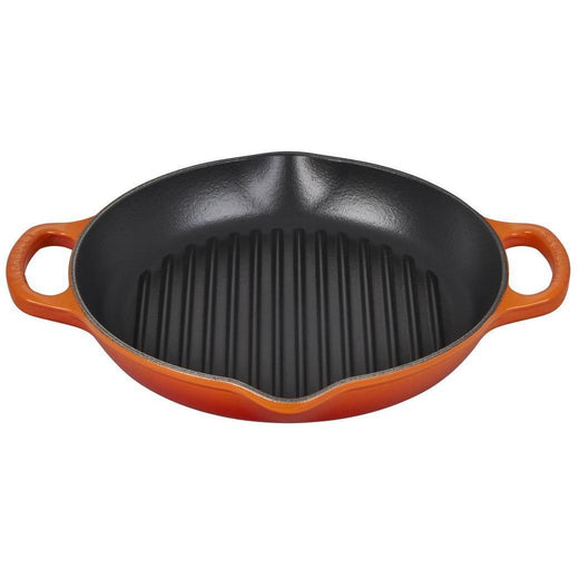 Le Creuset Signature 9.75″ Deep Round Grill Pan - Discover Gourmet