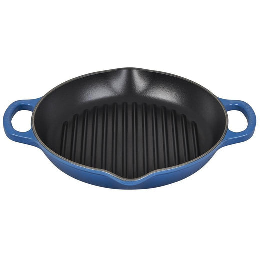 Le Creuset Signature 9.75″ Deep Round Grill Pan - Discover Gourmet