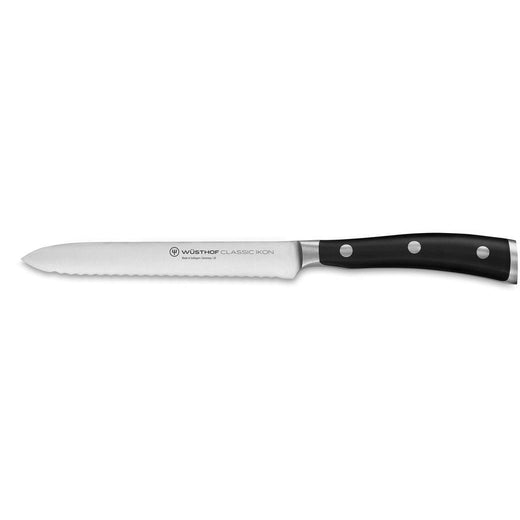 Wusthof Classic Ikon Serrated Utility Knife - 5″