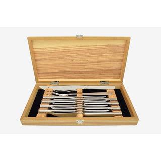 Wusthof 10-piece Stainless Steak Knife and Carving Set - Discover Gourmet