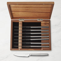 Wusthof 8-Piece Stainless Steak Knife Set in Wooden Chest