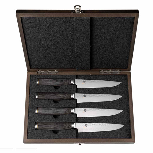 Shun Premier Grey 4 Piece Steak Knife Set