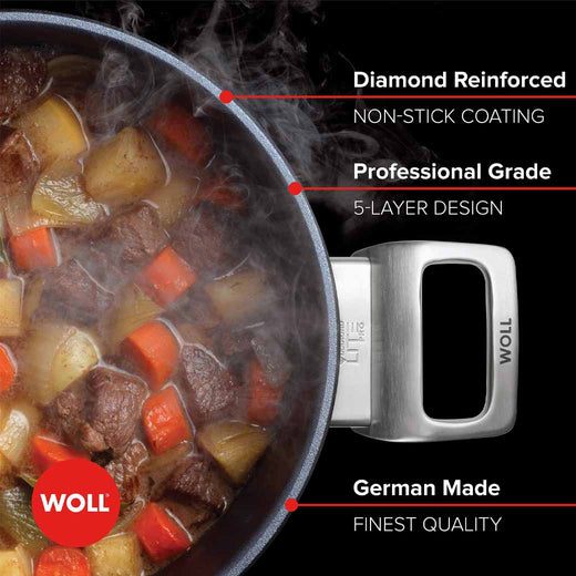 Woll Diamond Lite PRO 10-Piece Nonstick Cookware Set