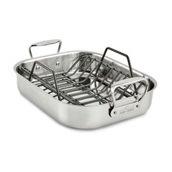 All-Clad+Large+Roasting+Pan+with+Rack+-+Discover+Gourmet