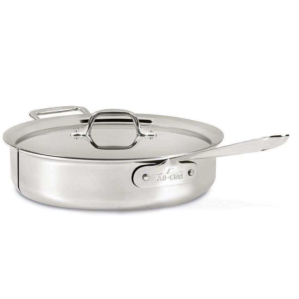 All-Clad Stainless Saute Pan with Lid | Discover Gourmet