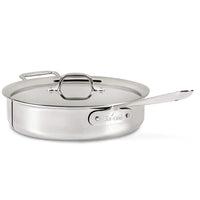 All-Clad Stainless Saute Pan with Lid - Discover Gourmet