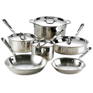 All-Clad Copper Core 10 Piece Cookware Set - Discover Gourmet