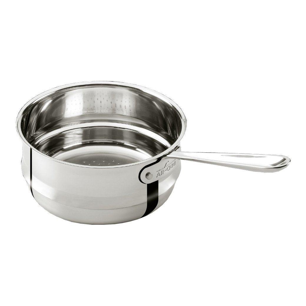 Cook N Home Stainless Steel Double Boiler/ Steamer Set Silver 4 Quart