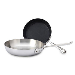 All-Clad+Stainless+French+Skillet+Set+-+Discover+Gourmet