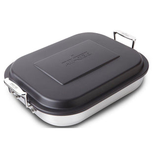 All-Clad Stainless Lasagna Pan with Lid - Discover Gourmet