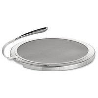 All-Clad Stainless Steel Splatter Screen with Curved Handle - Discover Gourmet