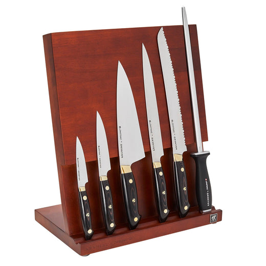 KRAMER by ZWILLING 2.0 Carbon Steel 7-piece Knife Block Set - Discover Gourmet