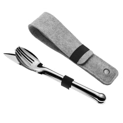 Carl+Mertens+3+Tools+4+Dinner+Travel+Flatware+with+Pouch+-+Discover+Gourmet