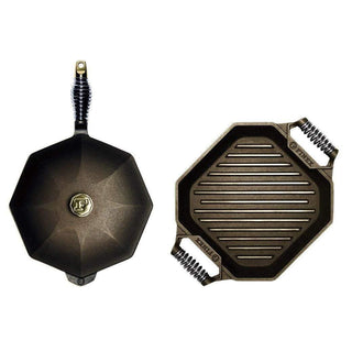 FINEX Cast Iron 12″ Grill and Sear Set - Discover Gourmet
