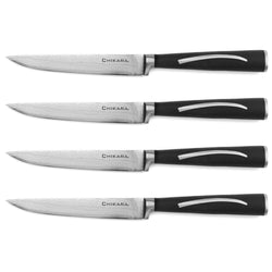 Ginsu+Forged+Damascus+4+Piece+5%E2%80%B3+Steak+Knife+Set+-+Discover+Gourmet