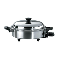 Heritage+Steel+11%E2%80%B3+Oil+Core+Electric+Skillet+-+Discover+Gourmet