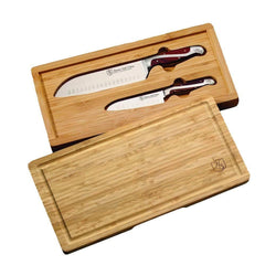Hammer+Stahl+2-Piece+Santoku+Set+with+Bamboo+Case+-+Discover+Gourmet