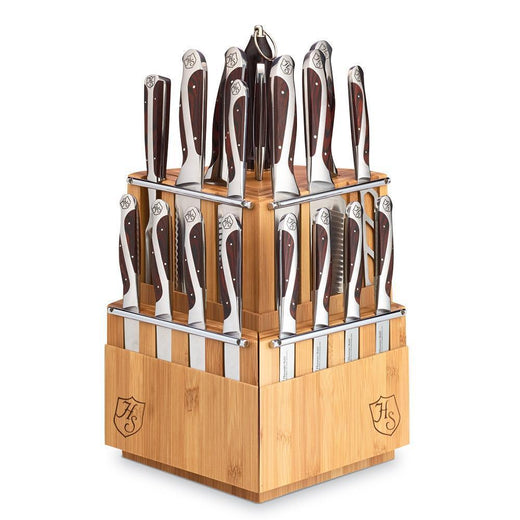 Hammer Stahl 21-Piece Classic Knives and Block Collection - Discover Gourmet