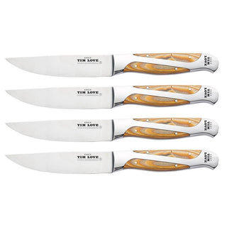 Hammer Stahl Tim Love 4 Piece Robust Steak Knife Set - Discover Gourmet