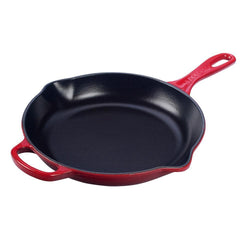 Le+Creuset+10.25%E2%80%B3+Enameled+Cast+Iron+Signature+Round+Skillet+with+Handle+-+Discover+Gourmet