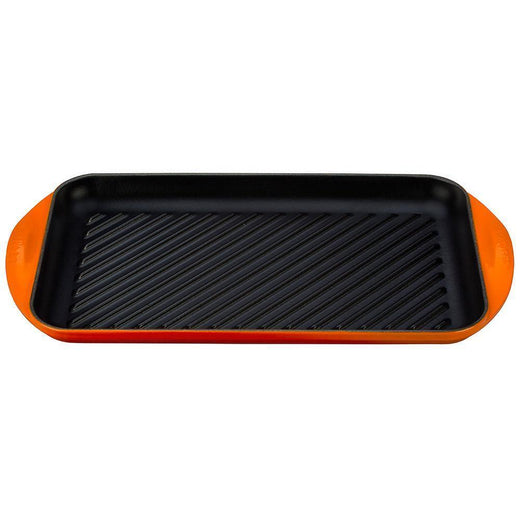 Le Creuset Signature Cast Iron Double Burner Skinny Grill - Discover Gourmet