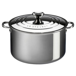 Le+Creuset+4+Quart+Stainless+Steel+Casserole+Pan+with+Lid+-+Discover+Gourmet
