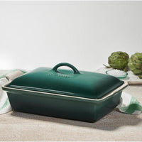 Le Creuset 2.5 qt (9-Inch) Stoneware Heritage Covered Square Casserole - Discover Gourmet