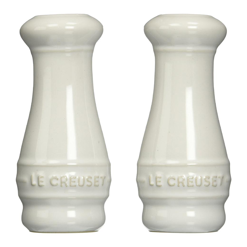 Le Creuset Stoneware Salt & Pepper Shakers Set of 2, 4