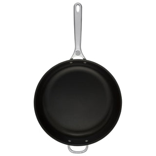 Le Creuset 12.5" Nonstick Deep Fry Pan with Helper Handle - Discover Gourmet