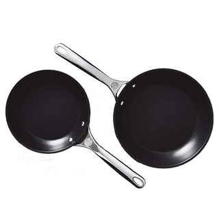 Le Creuset Toughened Non-Stick Pro 8 and 10 Fry Pan, Set of 2 +