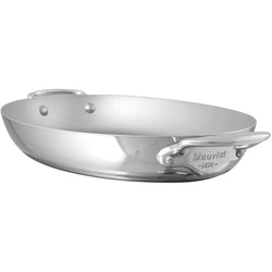 Mauviel+M%27Cook+Oval+Pan+with+Handles+-+Discover+Gourmet
