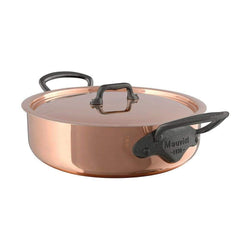 Mauviel+M%27150c+Copper+Rondeau+with+Lid+-+Discover+Gourmet