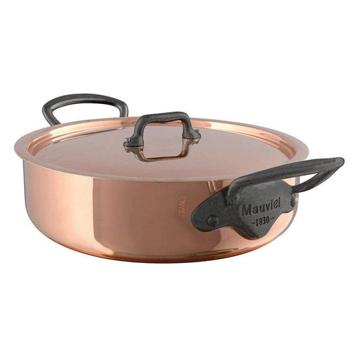 Mauviel M'150c Copper Rondeau with Lid - Discover Gourmet