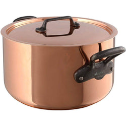 Mauviel+M%27250c+Copper+Stewpan+with+Lid+-+Discover+Gourmet