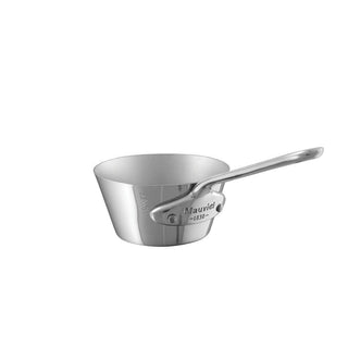 Mauviel M'Cook Mini Stainless Steel Splayed Sauté Pan - 3.5″ - Discover Gourmet
