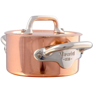 Mauviel Copper Cookware Set with Cast Iron Handles - 12 Piece
